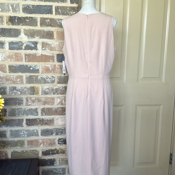 The Limited The New Drew Dress Blush Pink Career Midi Sheath New With Tags - Picture 3 of 14